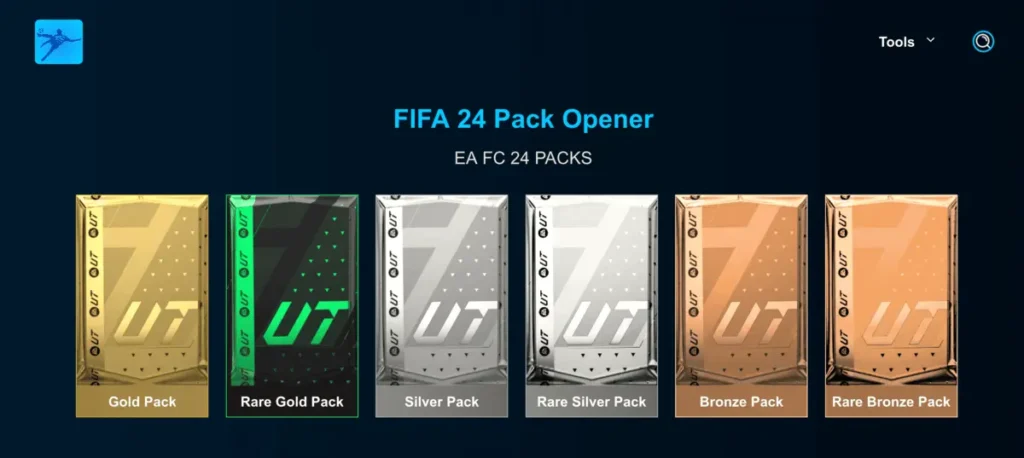Open FUT Packs with our Pack Opener